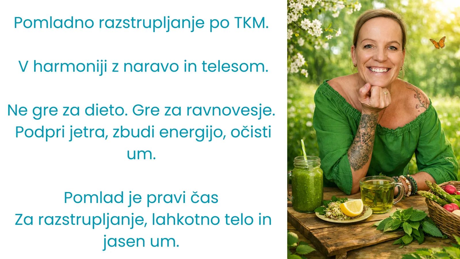 Pomladno razstrupljanje- Vitalnost, Vitkost, Zdravje, Energija
