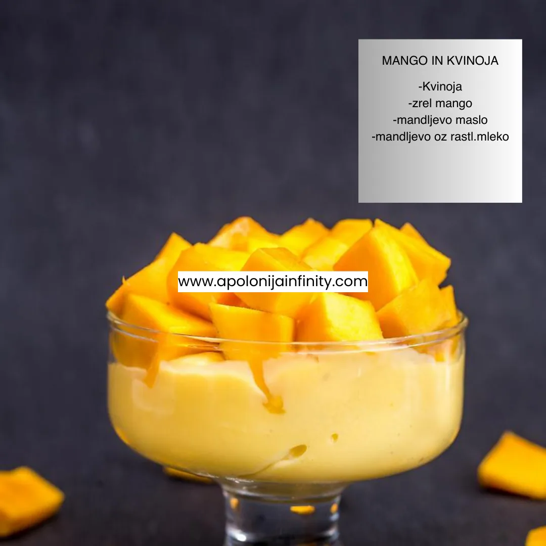 Kvinojina mango krema